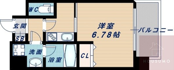 プレジオ西三国の物件間取画像